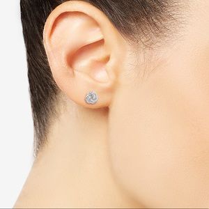 Jewelry - Diamond love knot stud earrings Jewelry - Diamond love knot stud earrings